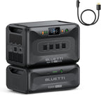 BLUETTI Apex 300 Solar Generator & B300K (2025 New) with TT-30 30A Cable, 5529.6Wh LFP Battery Backup Power Station with 6 3840W AC Outlets (7680W Surge), 2H Fast Charge, Generator Support