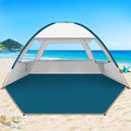 COMMOUDS Beach Tent Sun Shade for 3/4/6/8 Person, UPF 50+ Beach Sun Shelter Canopy Tent, Lightweight, Easy Set Up and Carry