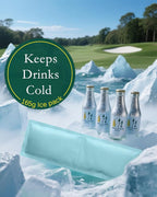 Golf Cooler Bag with Ice Packs - Golf Gifts for Men Fits in Golf Bags Golf Accessories Fathers Day Dad Gifts from Daughter Son Wife - Keeps 6 Beer Cans or 2 Wine Bottles Cold for Hours