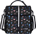 VLM Lunch Box for Women, Insulated Lunch Bag Women with Adjustable Shoulder Strap, Cute Lunch Tote Bag for Work,Picnic,Camping