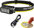 Nitecore HA15 UHE 400 Lumen Headlamp, USB-C Rechargeable, Compatible with 1xAA Battery with White and Red Beams for Night Running, Camping, Outdoor Uses (Rechargeable)