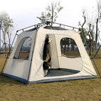 YYDS Tents for Camping Waterproof Sunscreen Instant Tent Automatic Pop Up Camping Tent Family Hiking 3-4 Person Camping Tents (Color : Green)