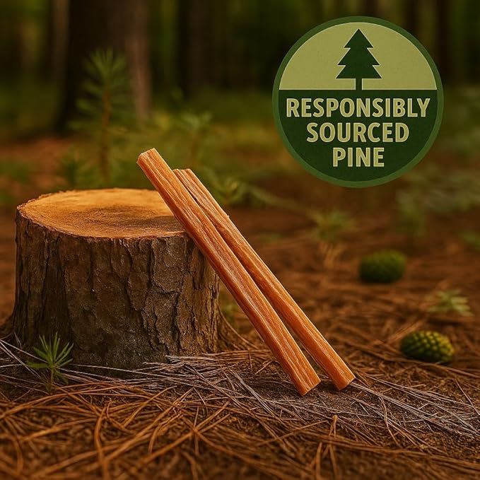 Greenes Fence Fatwood Fire Starter – 10 LB Box – 100% Natural Pine Resin Kindling – Chemical-Free All-Weather Fire Starting Sticks for Fireplaces, Campfires, Wood Stoves & Grills