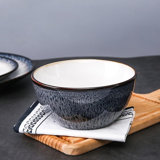 GaRcan Plate and Bowl Set Round Dinnerware Set, 16 Piece Porcelain Dinnerware Sets, Ceramica Dishes Dinner Sets, Modern Tableware with Dinner Plates