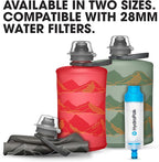HydraPak Stow Collapsible Water Bottle – 350ml, 500ml, 1L – Ultralight, Leak-Proof, BPA-Free, Filter Compatible Travel & Hiking Flask