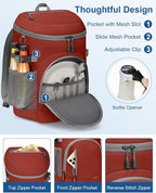 Cooler Backpack Insulated Waterproof,30/45 Cans Backpack Coolers Leakproof Lunch Backpack for Men Women Portable Soft Cooler Bag for Beach Camping Trave Picnic