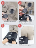 GOWENIC Inflatable Bag, 2 In1 Pump Sack Roll Top Compression Pump Bag, Sack Storage for Inflation Sleeping Pad, Mattress & Camping Mat