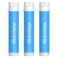 Waterdrop Water Filter Straw, Camping Water Filtration System, Water Purifier Survival Outdoor Drinking Water Purifier for Travel, Backpacking and Emergency Preparedness, 0.1 Micron (Blue), Pack of 3