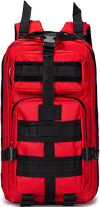 20L First Aid Backpack Trauma First Aid Kit, First Responder Trauma Bag Waterproof Multi-Pocket for Hiking Travel Field Trips Camping(ACU Camouflage)
