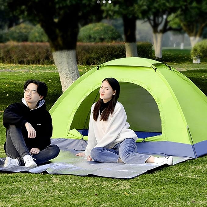 Camping Tent Ultralight Dome with Shelters Carry Bag Waterproof Double-Door Design for Backpacking Hiking and Outings
