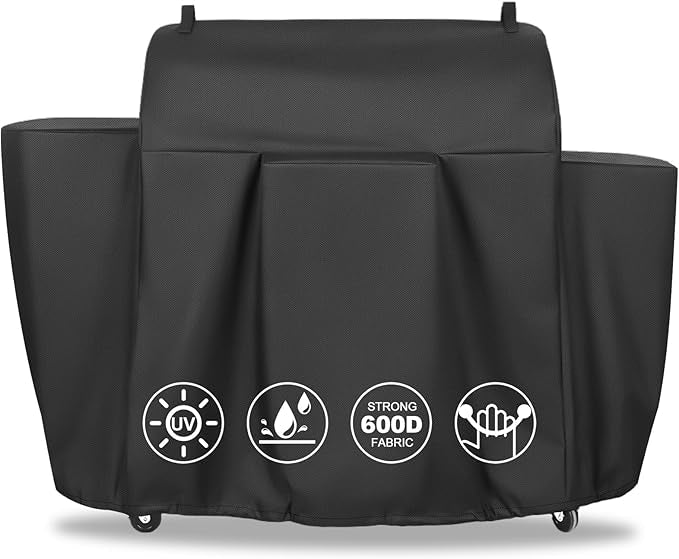 QuliMetal Grill Cover for Camp Chef 36 Inch Pellet Grills - 600D Heavy Duty Waterproof and UV Resistant for Camp Chef 36 Inch Pellet Grill,SmokePro LUX 36, SmokePro SGX 36