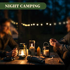 10 Packs Natural Beeswax Candles Compatible with Candle Lanterns, 12-Hour Long Burn Time Emergency Candles, Lantern Candle for Camping, Survival, Power Outages