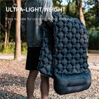 Inflatable Camping Mats Air Mattress with Pillow, Self-Inflating Sleeping Pad, Portable Outdoor Tourist Mat for Hiking Climbing Backpacking Tent(Navy)