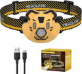 COSOOS LED Rechargeable Headlamp for Kids Flashlight Camping Gear, Outdoor Head Lamp for Boy Girl, 2.6oz Lightweight Headlight, Birthday Gift