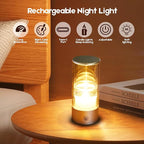 Small Camping Lights,Rechargeable Camping Light,Color Temperature Adjustment Mini Camping Lantern,Portable Camping Lamp with SOS Mode (Silver)