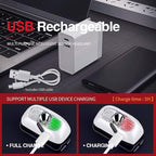 500 Lumen Rechargeable Headlamp (3 Pack), 5 Modes with Red Light Head Lamp, IP54 Water-Resistant Adjustable Strap Head Light for Adult Running, Camping, Cycling-White