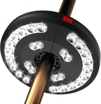 Eletorot Patio Umbrella Lights-Rechargeable Outdoor Lights for Patio Decor, Patio Table Lights Pole Light 28 LED 3 Lighting Modes, Patio Lighting Pool Accessories, Patio Backyard Decor