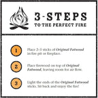 Fatwood Fire Starter Sticks 25lb Box - Indoor or Outdoor All Natural Pine Fire Starters for Campfires, Fireplace, Firepit, Wood Stove, or BBQ Grill - Kindling Wood Firewood Lighter by Pure Garden