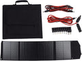 Foldable Solar Panel Waterproof Portable 4 Folds Folding Solar Panel Battery Charger for Camping Outdoor 100W 18V