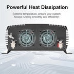 2000 Watt car Power Inverter 12V to 110V/120V Inverter for car Truck semi Truck Vehicles Camping with 1 USB Ports and 2 AC Outlet Power Converter with LCD Display 2000W Inverter