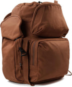 ASR Outdoor 30L Heavy Duty Gold Prospecting Backpack, Canvas Camping Rucksack (Brown)