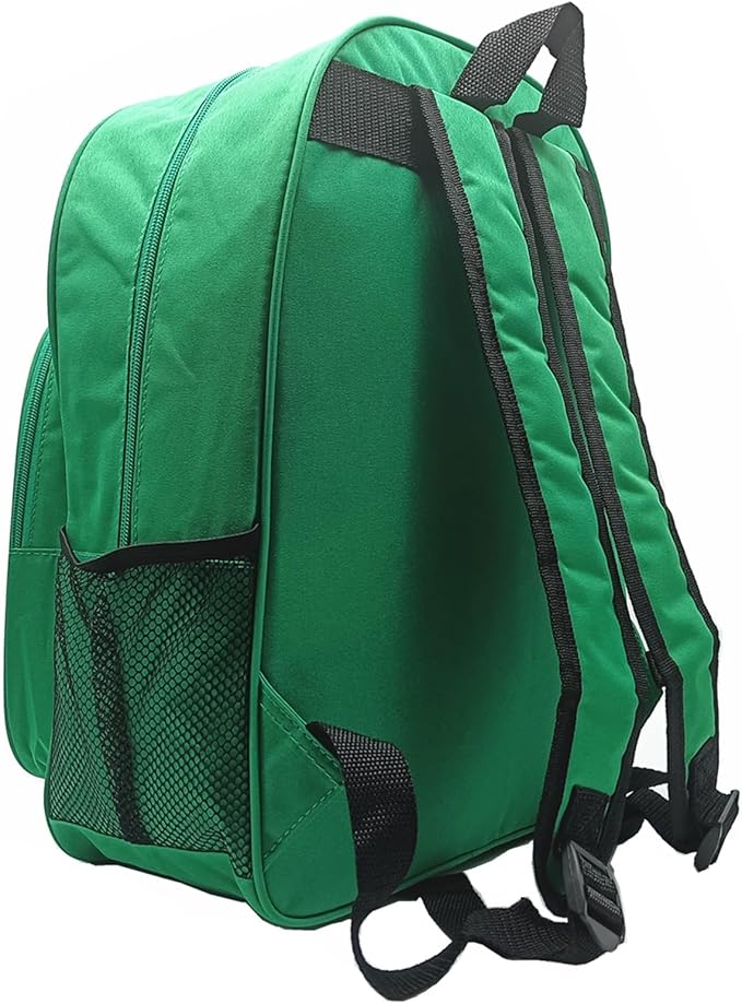 Red Emergency Bag First Aid Backpack Empty Medical First Aid Bag Treatment Trauma Bags for Camping Pet Dog Cat (Green White)