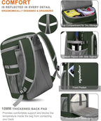 Capolo Cooler Backpack Insulated Waterproof for Women Men,36/45 Cans Lunch Backpack Coolers Leak Proof Soft Cooler Bag Ice Chest for Camping Beach