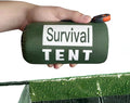 Emergency Survival Tent 2 Person with Survival Whistle Shelter for Bug Out Bag Storm with Doors Tornado Shelter for Camping Tactical for Survival Kit with Whistle & Paracord Green