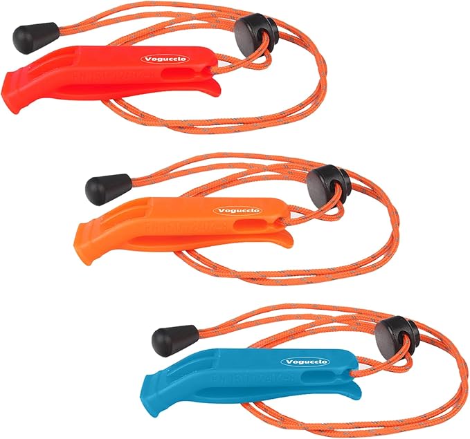 3/4 Pcs Emergency Whistle - Super Loud Survival Whistle with Lanyard for Safety Alert,Boating,Swimming,Kayaking,Hiking,Camping,Hunting,and Rescue Signaling