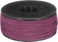 MECCANIXITY 1.18mm x 164 Feet Paracord Micro Cord Rope 100 LB Polyester Braided Cord Spool for Camping Outdoor Jewelry Bracelet, Plum Red