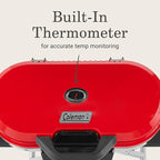 Coleman RoadTrip 285 Portable Stand-Up Propane Grill with 3 Adjustable Burners & Instastart Ignition, 20,000 BTUs of Power for Outdoor Cooking, Camping, Tailgating, Grilling, BBQs, & More