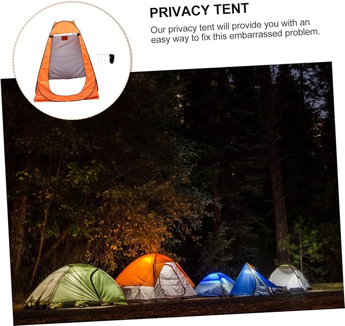 Sosoport Portable Tent for Fishing Camping Quick Tent Automatic Setup Space Windproof Easy Storage