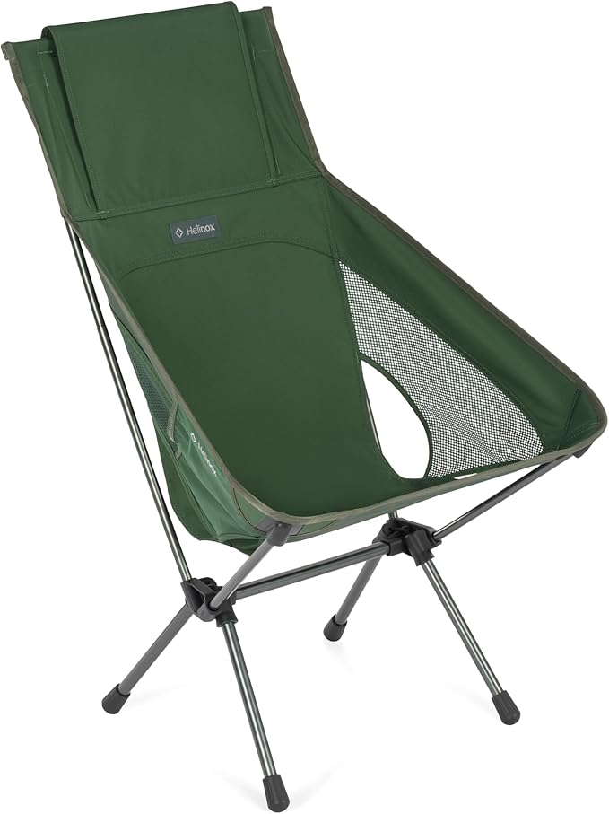 Helinox Chair One Highback (re) High-Performance Camping Chair, 2.6lbs, Camping Chairs High Back, Packable, Portable Chair for Backpacking, Camping, Hiking, Travel, Forest Green