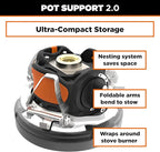 Jetboil Pot Support 2.0 with Foldable Arms for 2025 Jetboil Camp Stove Models, New for 2025