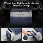 BODEGACOOLER 12 Volt Portable Refrigerator,64 Quart Car Fridge Dual Zone -4℉-68℉,60L Car Freezer APP Control,Electric Compressor Cooler 12/24V DC and 100-240V AC for RV,Camping,Travel,Truck,Vehicles