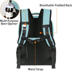 MATEIN Cooler Backpack, 26 Cans Insulated Lunch Backpack for Men Women, Leakproof Double Layer Lunch Cooler Bag Lightweight Soft Lunch Backpack with Cooler Compartment, Beach Camping Hiking Beer Gifts