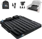 JOYTUTUS Truck Bed Air Mattress for 6.0-6.3Ft, Compact Regular Truck Beds,Anti-Leakage, with Air Pump&2 Pillows, Inflatable Pickup Mattress,Compatible with Tacoma&Ranger&Frontier,Black