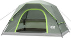 Tents for Camping 4 Person Tent Waterproof Windproof Double Layer Camping Tent, Easy Setup Dome Tent with Large Mesh Windows & Wider Door for Outdoor Camping & Hiking