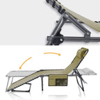 KingCamp Reclining Lounger Chair Camping Cots, 74.8" x 23.2" x 13.3", Wine