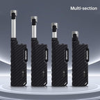 Torch Lighter with Flame Lock, Windproof Butane Lighter Refillable Single Jet Flame, 7.63" Extended Long for Candle, Camping, Grill, BBQ, Fireworks (Butane not Included) Black