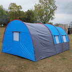 Tunnel Tent Outdoor Camping Tents W/Bedroom,Large Space for 5/8 People,Portable Lightweight Weatherproof Camping Tent for Parties Picnic,Travel Camping Family Tents Shelter
