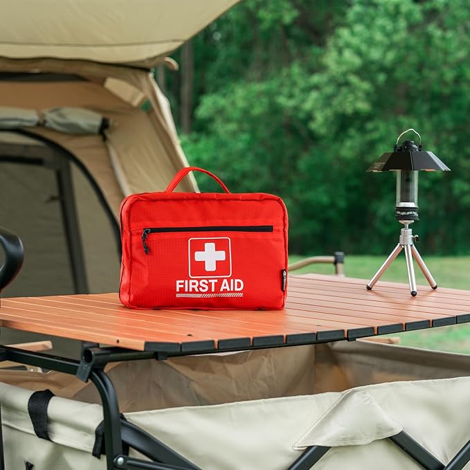 RHINO RESCUE 240 Piece All-Purpose First Aid Kit, Home & Office Professional Medical Supplies, Ideal for Emergency, School, Business, Car, Camping