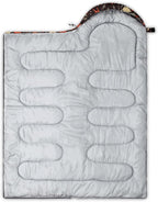 Kids Sleeping Bag for Boys Girls,Blue Ripples Print-Lightweight Warm Portable Outdoor Indoor-Waterproof Cold Weather Resistant Sleeping Bag for Camping Hiking