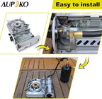 Aupoko Dual Fuel Camp Stove Replacement Hose, Portable Propane Stove Replacement 27.5 Inch Hose Convert to 1LB Disposal Bottle, M16 x 1.5 Propane Regulator Hose for Portable Stove