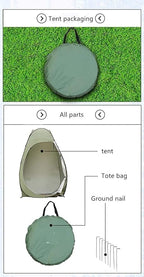 Portable Tent,Outdoor Tent,Camping-Tents Portable Waterproof Tents Windproof Family Tent for Camping Backpacking Hiking Outdoor Music Festivals Green
