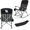 Picnic TIME NCAA Unisex-Adult NCAA Outdoor Rocking Camp Chair, XL Heavy Duty Camping Chair for Adults