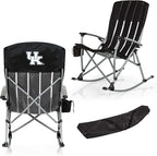 Picnic TIME NCAA Unisex-Adult NCAA Outdoor Rocking Camp Chair, XL Heavy Duty Camping Chair for Adults