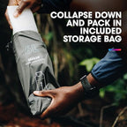 HydraPak Seeker+ - Collapsible Water Filtration & Storage (6L) - BPA & PVC Free, Hydration Reservoir Bag, Leak Proof, Lightweight