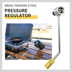 MENSI 1LB Propane Gas Pressure Regulator Replacement For ‎Stansport Camping Stove Tube to Propane One Pound Cylinder Tank 15PSIG Compatible with Camp Chef Everest Grill 189-100