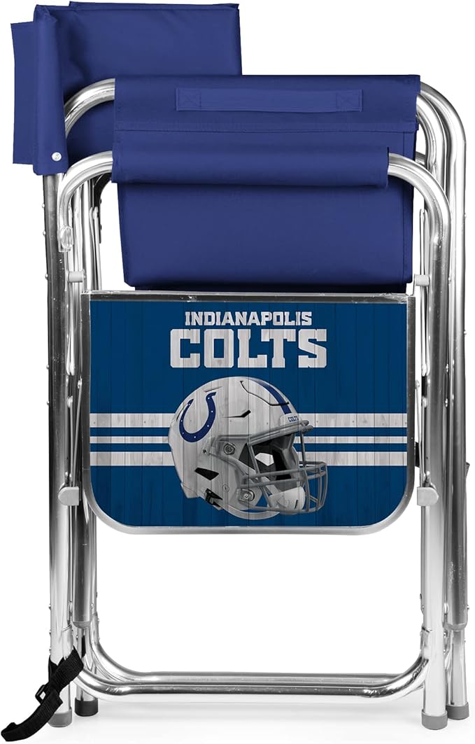 Picnic TIME NFL Unisex-Adult NFL Sports Chair with Side Table, Beach Chair, Camp Chair for Adults